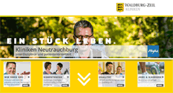Desktop Screenshot of kliniken-neutrauchburg.de