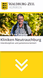 Mobile Screenshot of kliniken-neutrauchburg.de